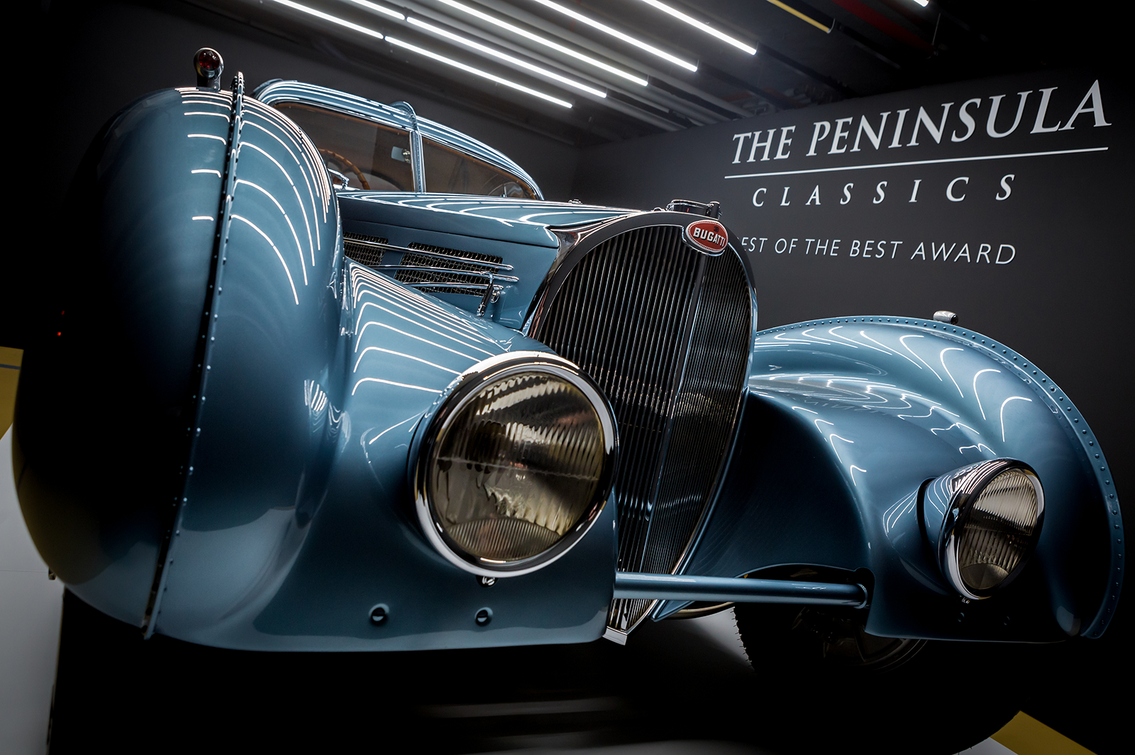 1936 Bugatti Type 57SC Atlantic wins Peninsula Classics Best of the Best Award