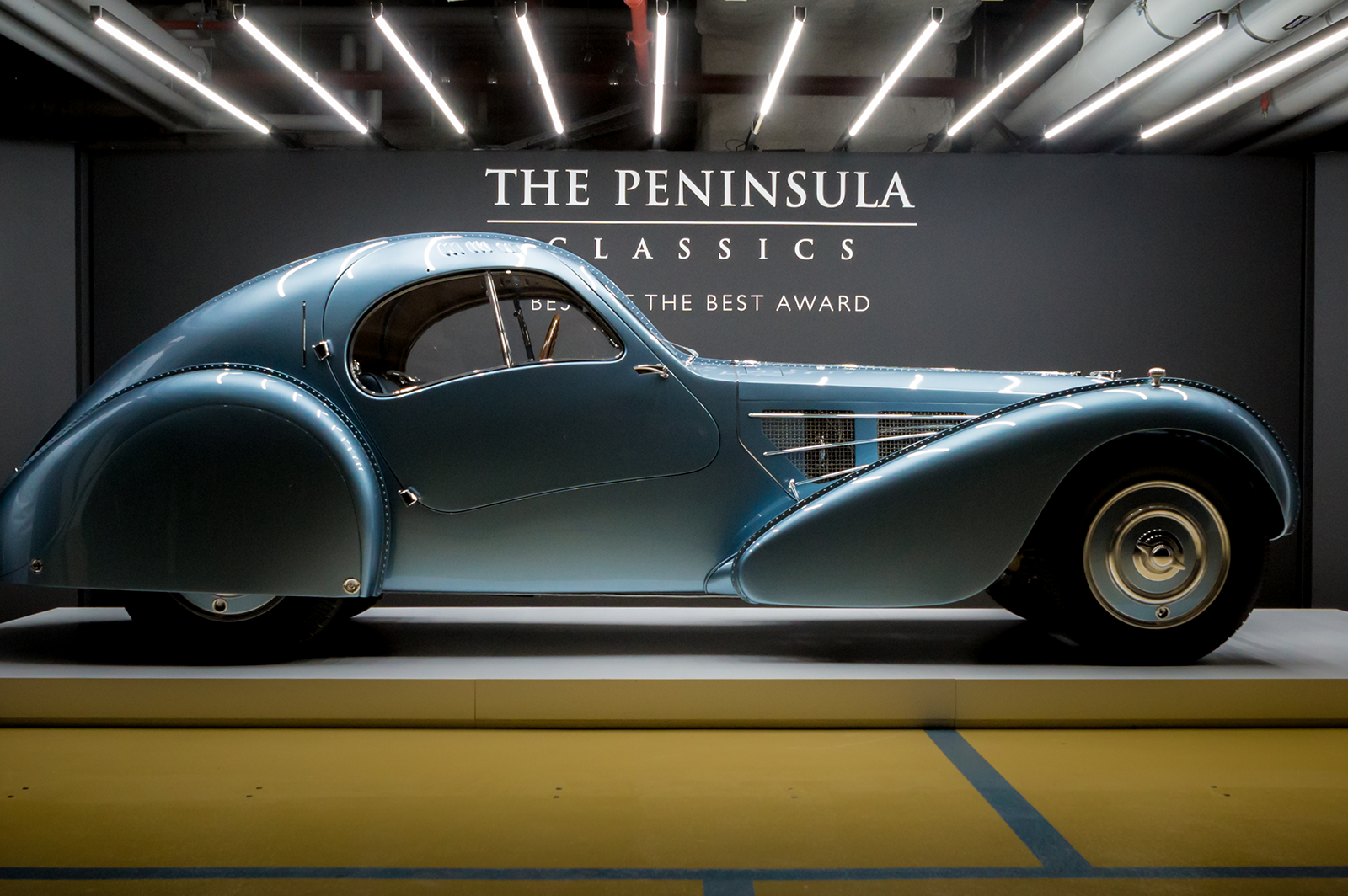 1936 Bugatti Type 57SC Atlantic wins Peninsula Classics Best of the Best Award