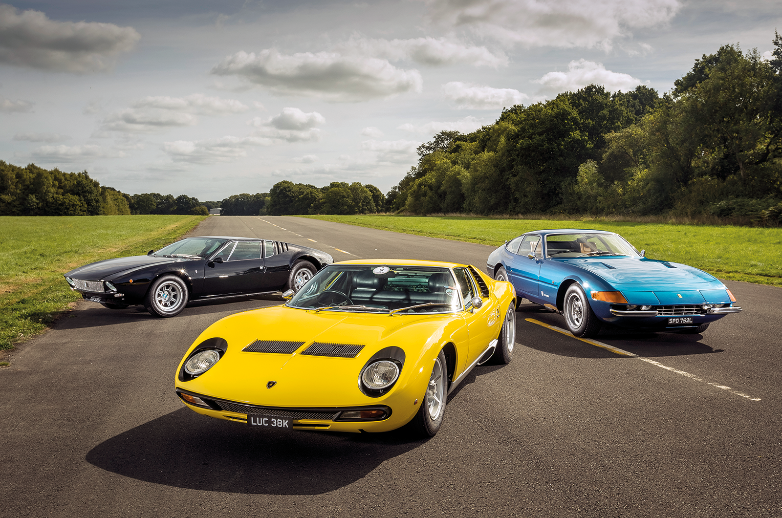 Battle of the supercars: Lamborghini Miura SV vs Ferrari 365GTB/4 Daytona vs De Tomaso Mangusta