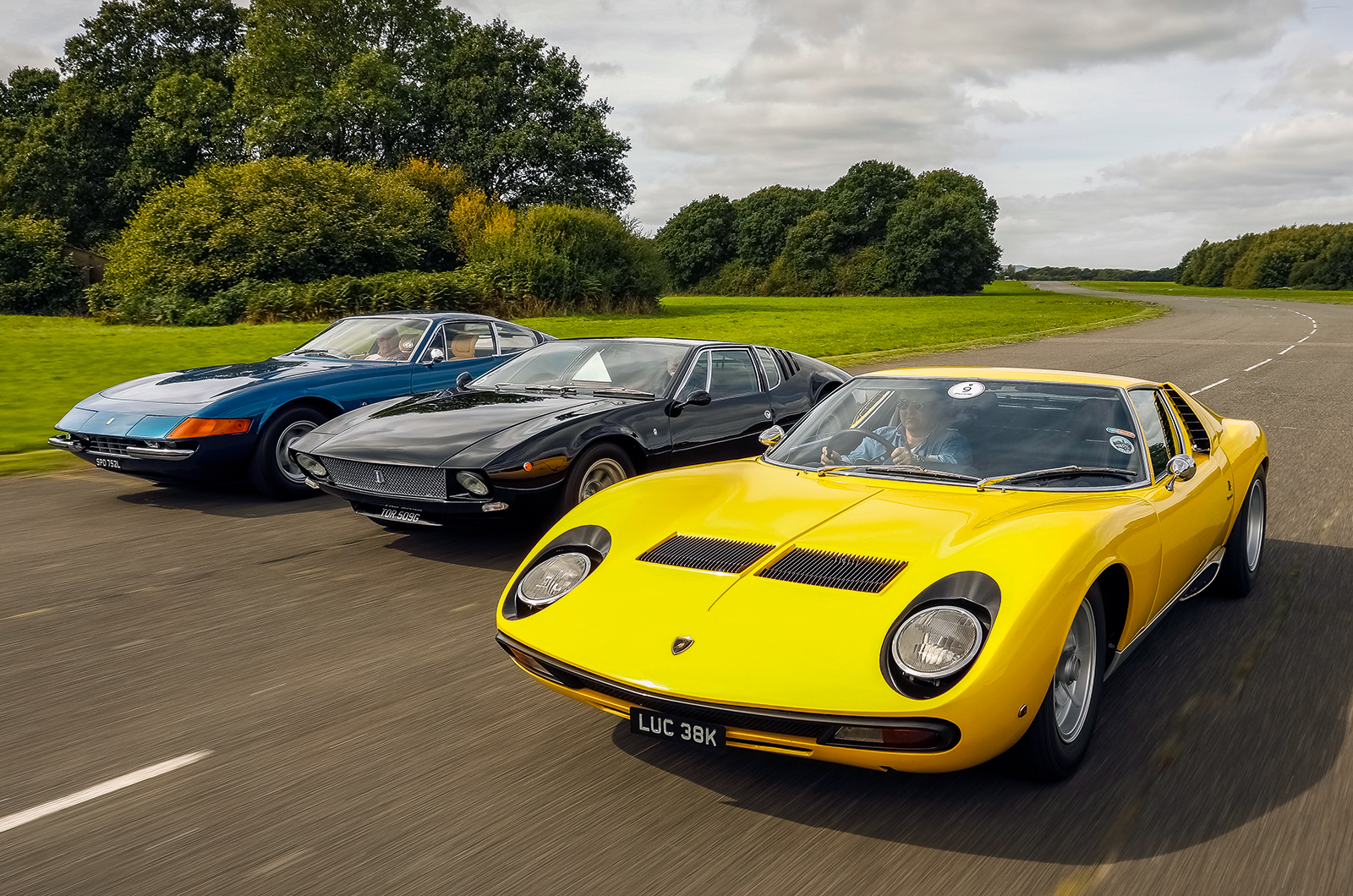 Battle of the supercars: Lamborghini Miura SV vs Ferrari 365GTB/4 Daytona vs De Tomaso Mangusta