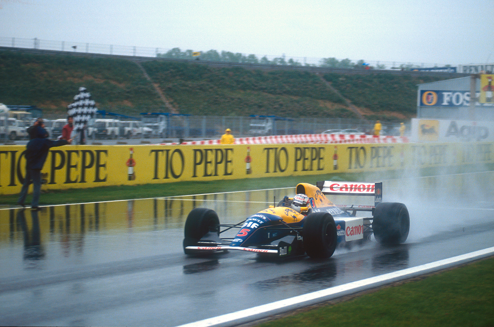 Nigel Mansell’s record-breaking Williams-Renault will be sold this summer