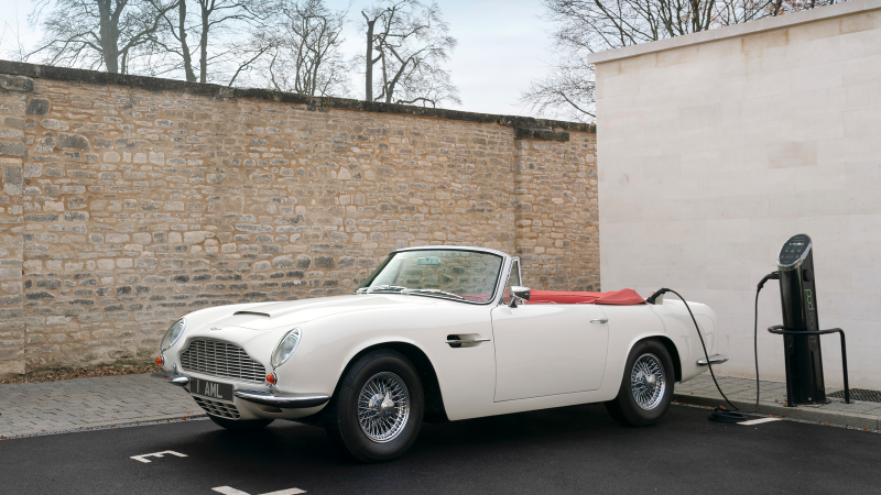 Aston Martin's DB6 conversion charging