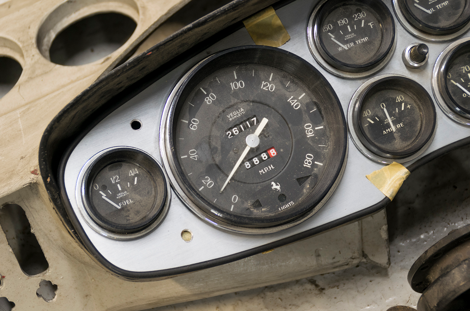 The Daytona’s dashboard