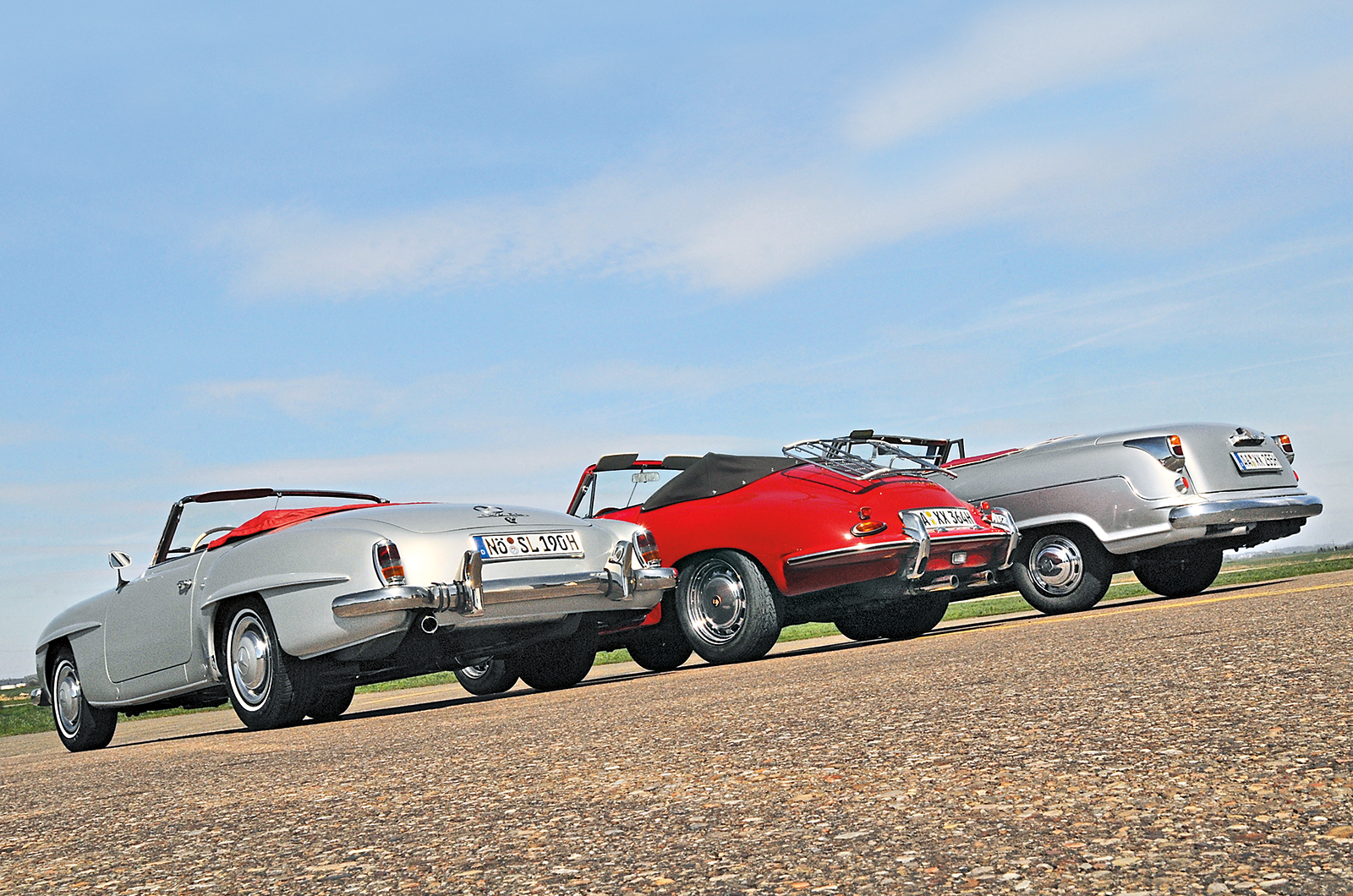 Classic & Sports Car – Sun seekers: Mercedes-Benz 190SL, Porsche 356 and Borgward Isabella