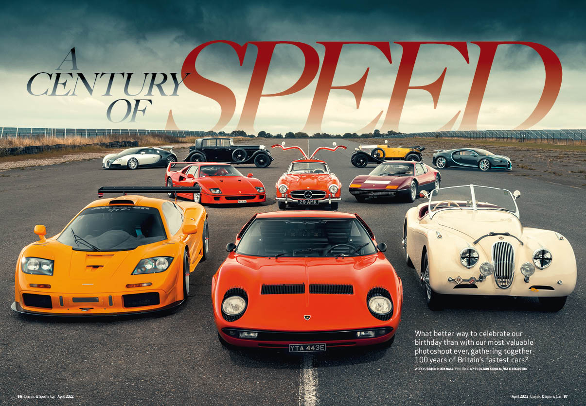 Classic & Sports Car – Britain’s fastest cars mark 40 years of C&SC in our bumper April 2022 issue