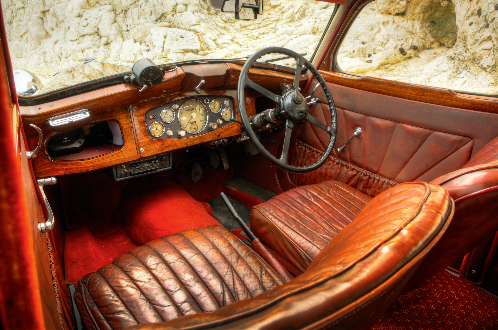 Classic & Sports Car - British Sporting Saloons - MG VA vs Riley 12/4