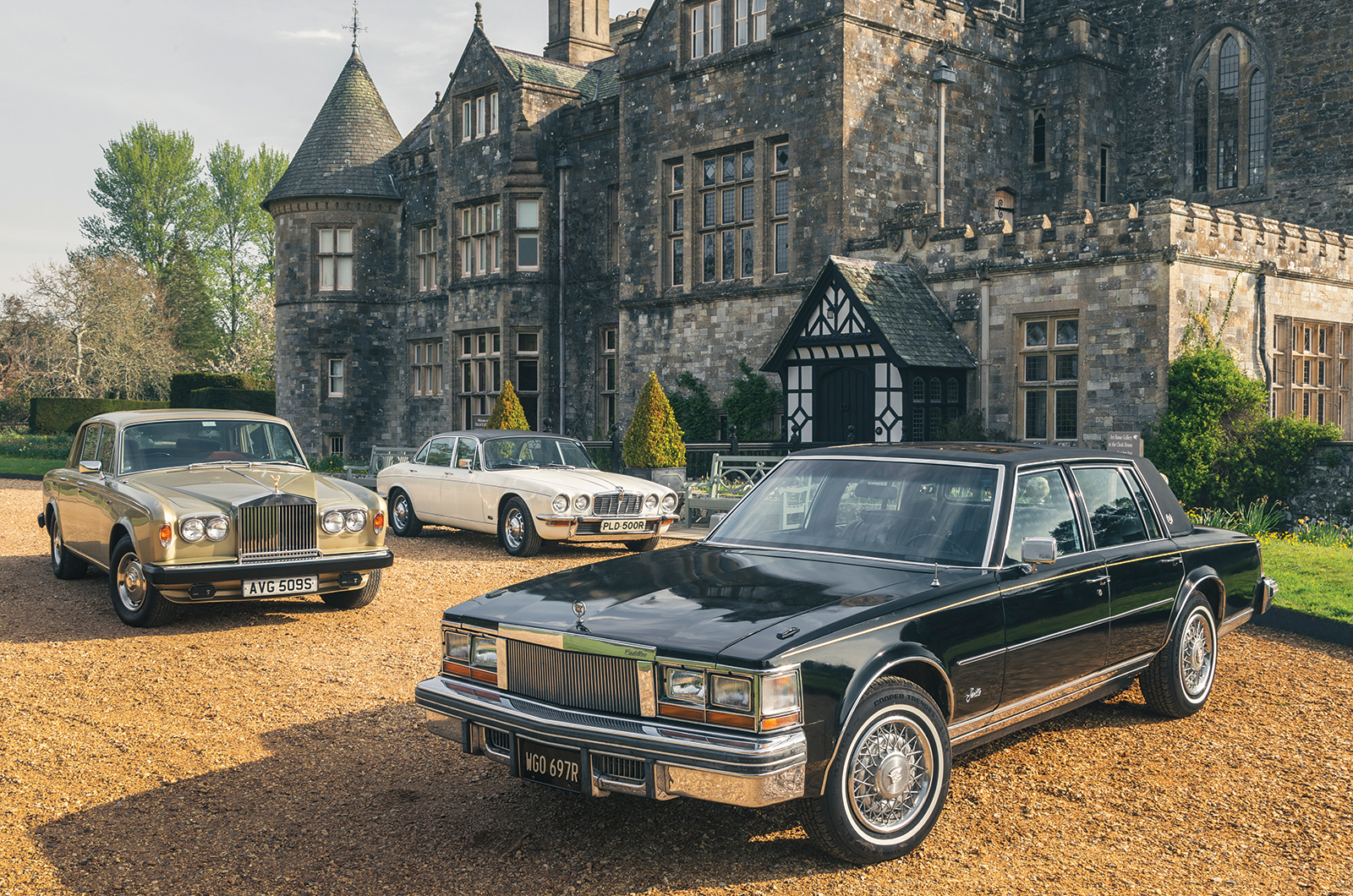 Classic & Sports Car – Rolls-Royce Silver Shadow II vs Cadillac Seville vs Jaguar XJ12 LWB: game of thrones