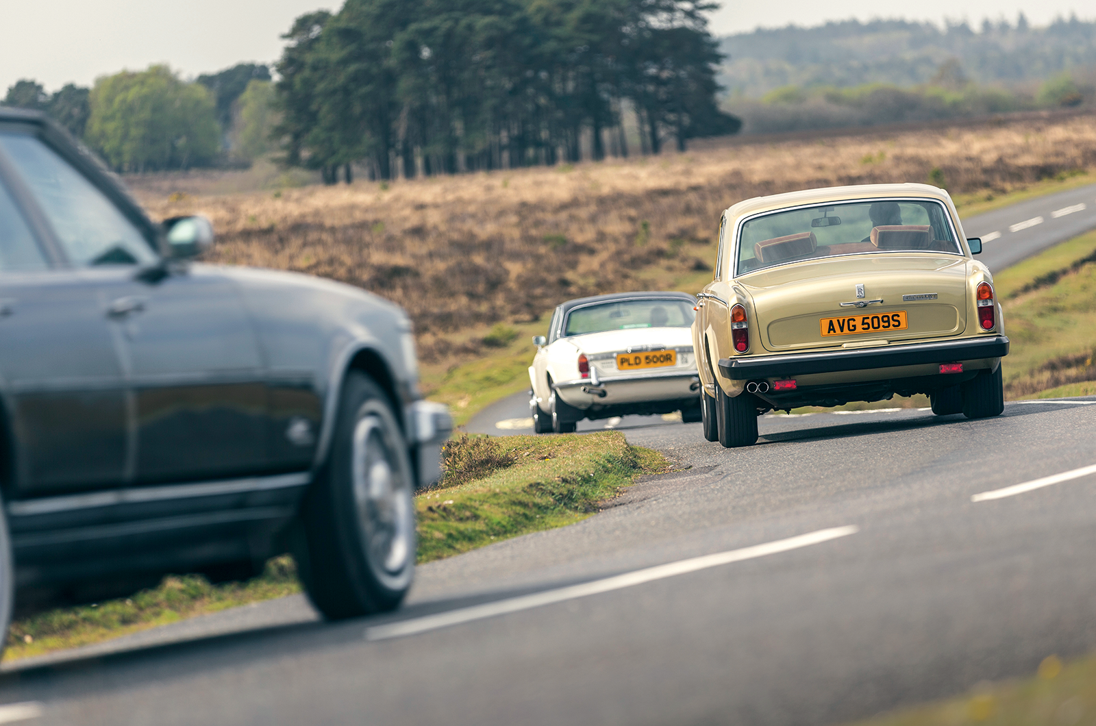 Classic & Sports Car – Rolls-Royce Silver Shadow II vs Cadillac Seville vs Jaguar XJ12 LWB: game of thrones