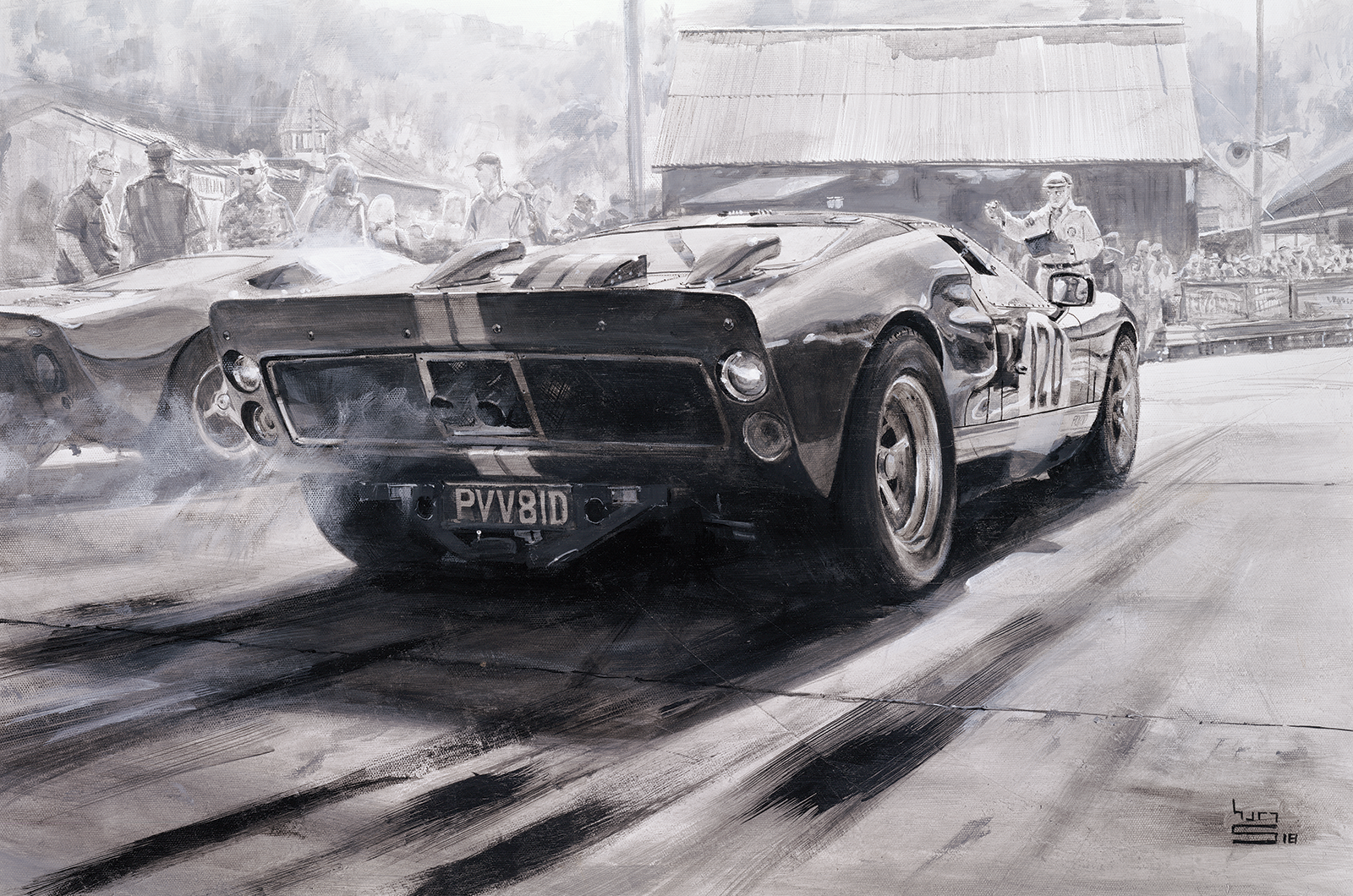 Classic & Sports Car – Motoring art: Keith Burns