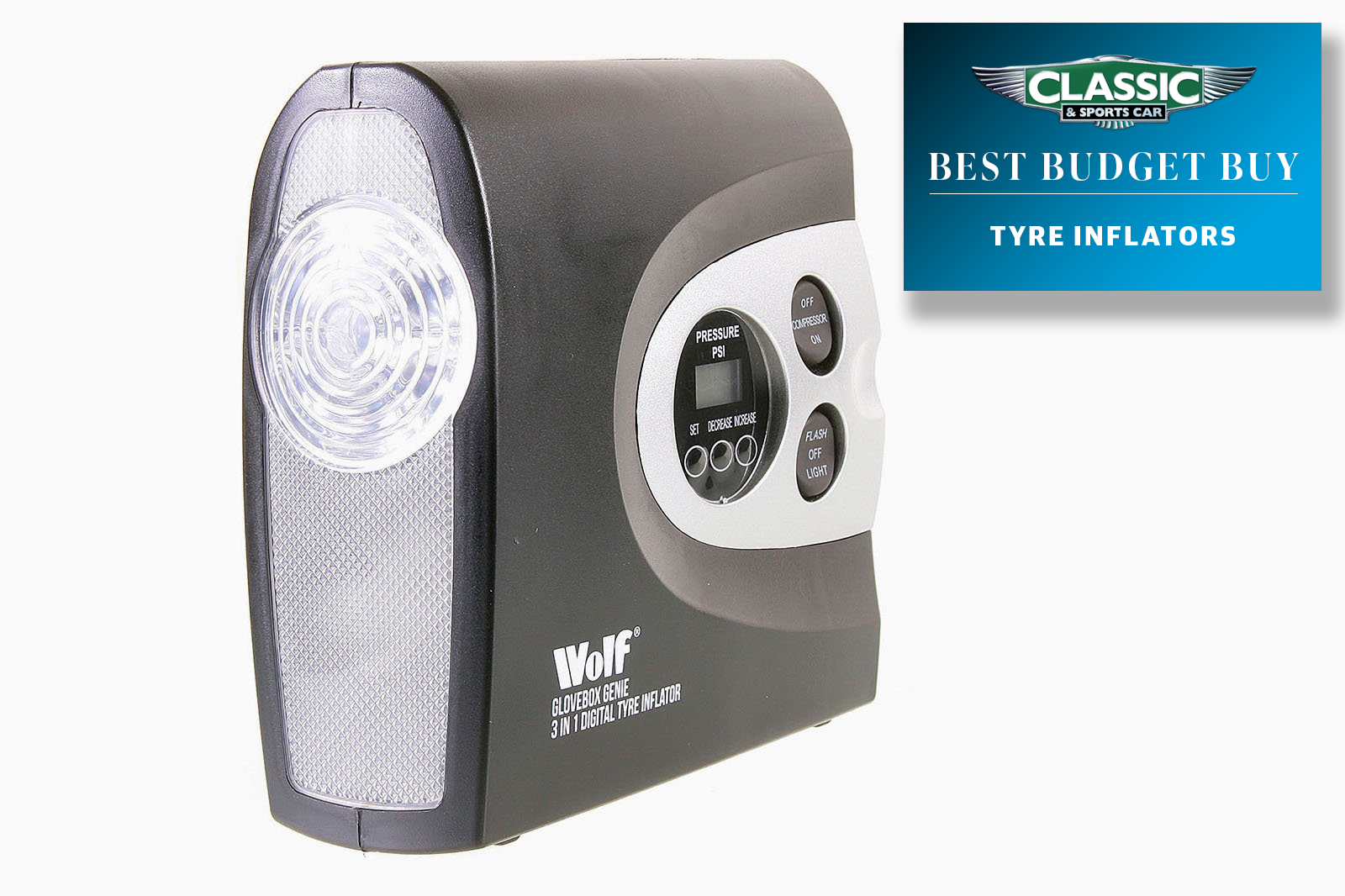 Classic & Sports Car - Best tyre inflators - Wolf Glovebox Genie