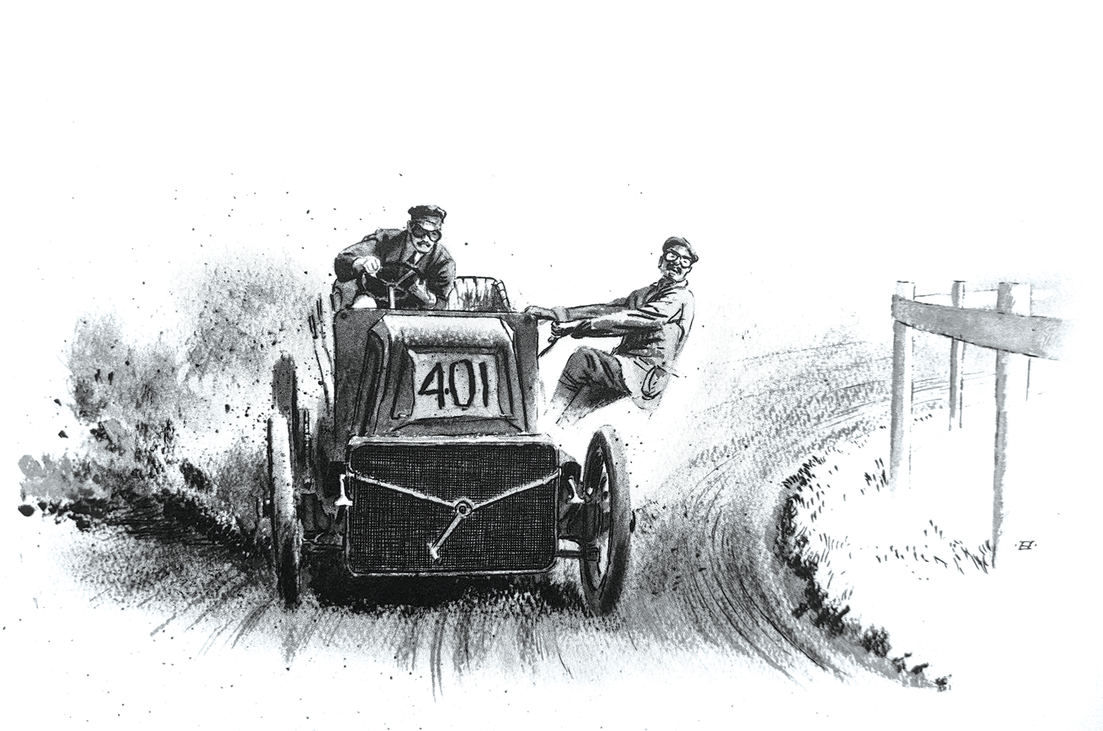 Classic & Sports Car – Motoring art: Peter Helck