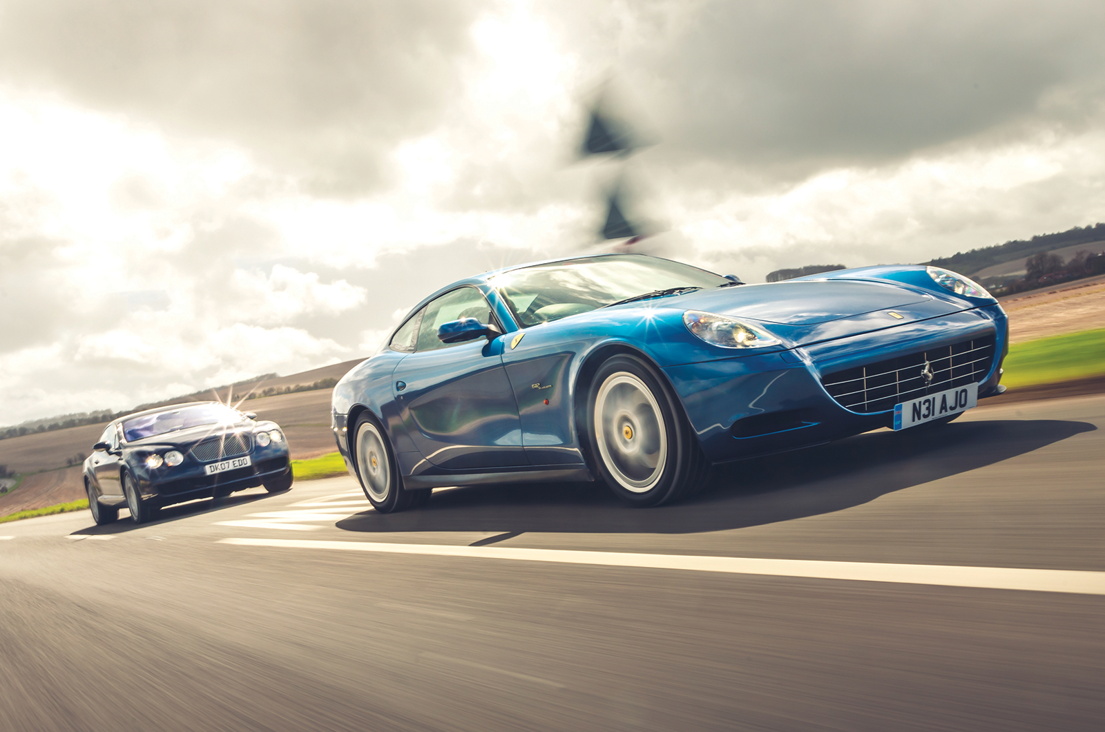 Classic & Sports Car – Aston Martin DB9 vs Ferrari 612 Scaglietti vs Bentley Continental GT: the grand tour
