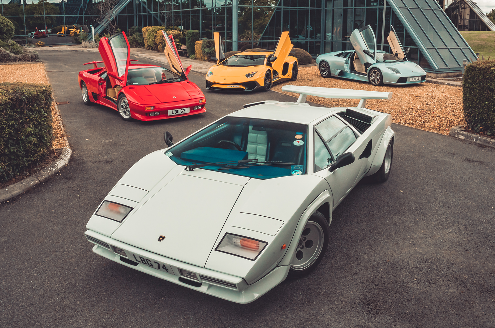 Lamborghini Countach, Diablo, Murciélago and Aventador: the wild
