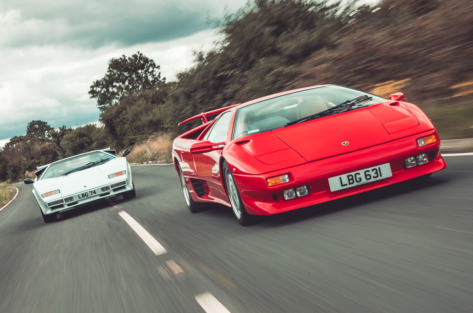 ランボルギーニ　Lamborghini　Diablo　Countach　Miur Lamborghini Countach, Diablo, Murciélago and Aventador: the wild