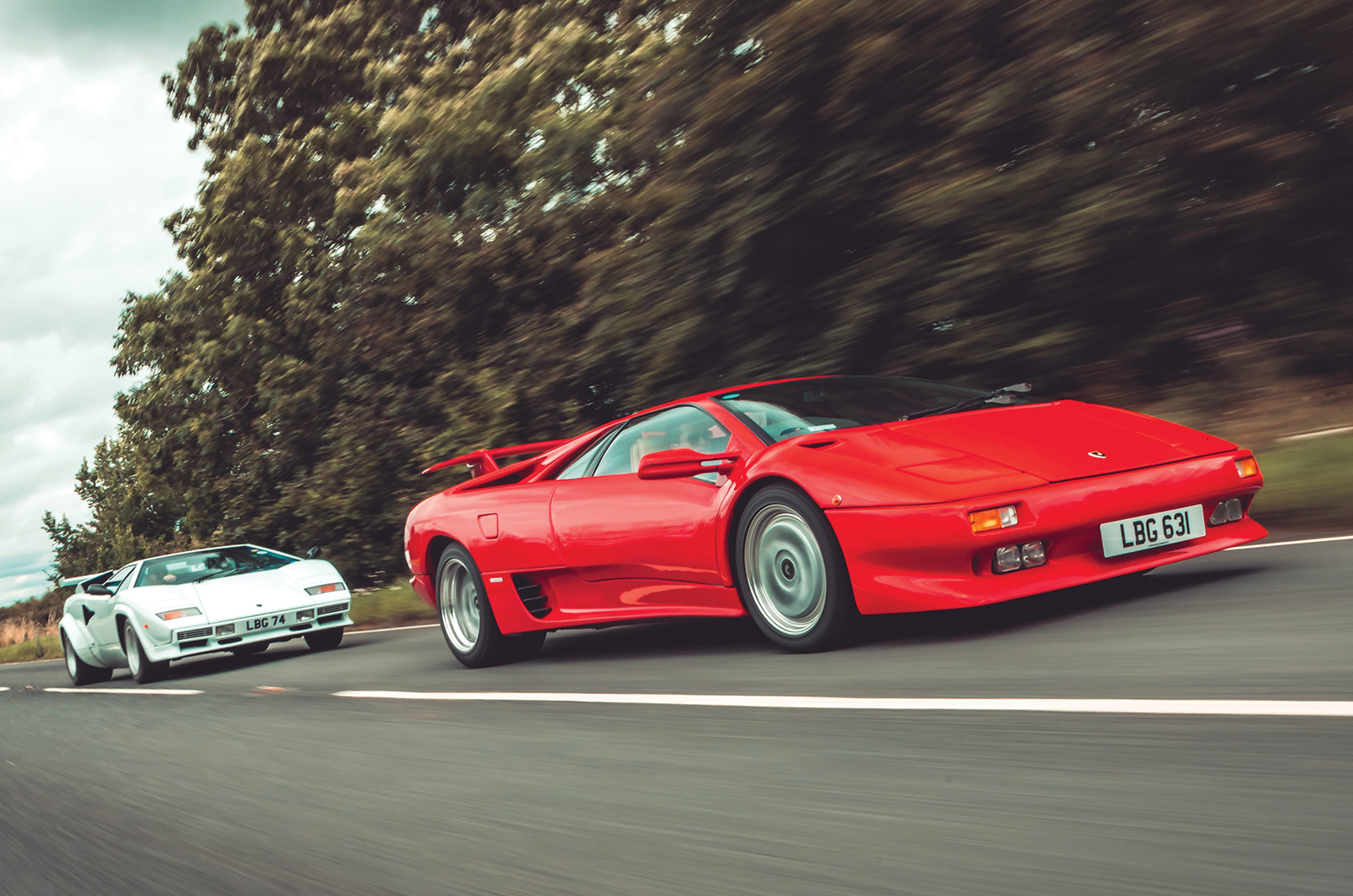 Lamborghini Countach, Diablo, Murciélago and Aventador: the wild