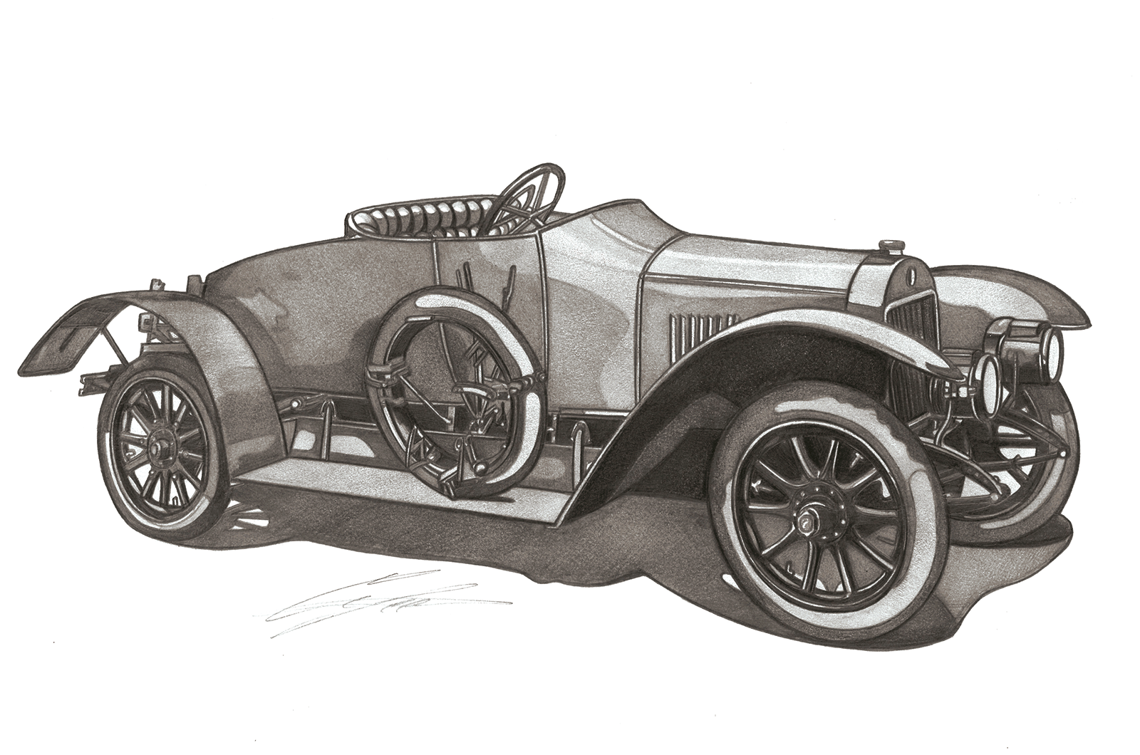 Classic & Sports Car – Motoring art: Stefan Ivanov