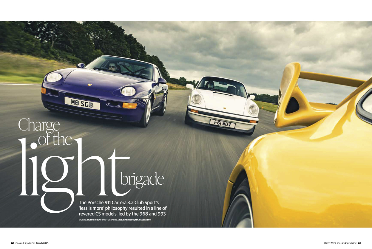 Classic & Sports Car – Porsche Club Sports: inside the March 2025 issue of Classic & Sports Car