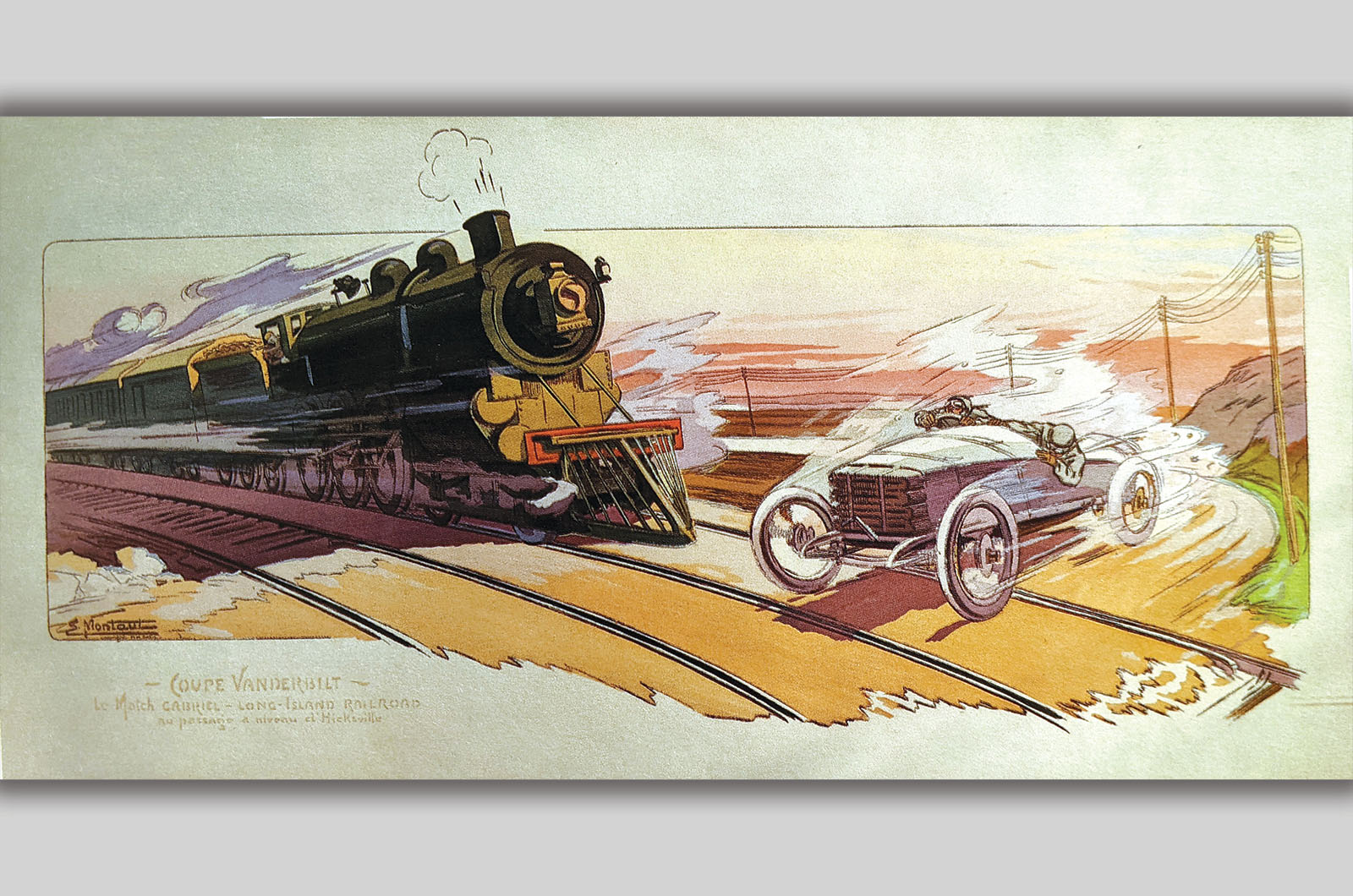 Classic & Sports Car – Motoring art: Ernest Montaut