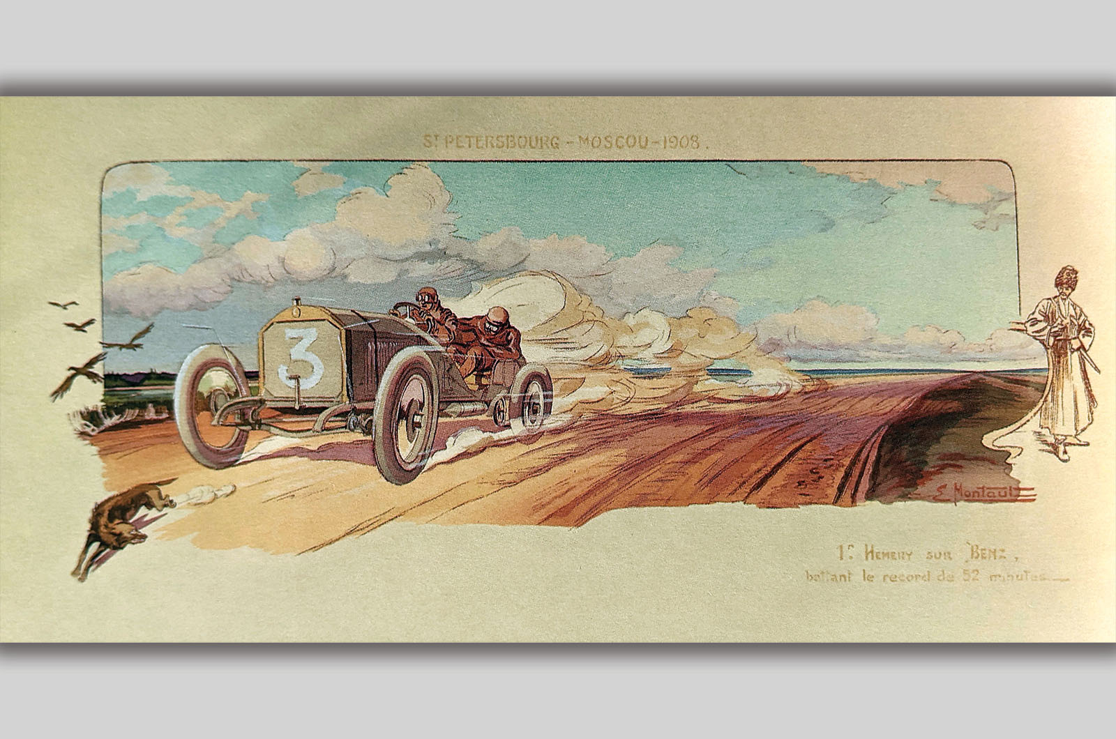 Classic & Sports Car – Motoring art: Ernest Montaut