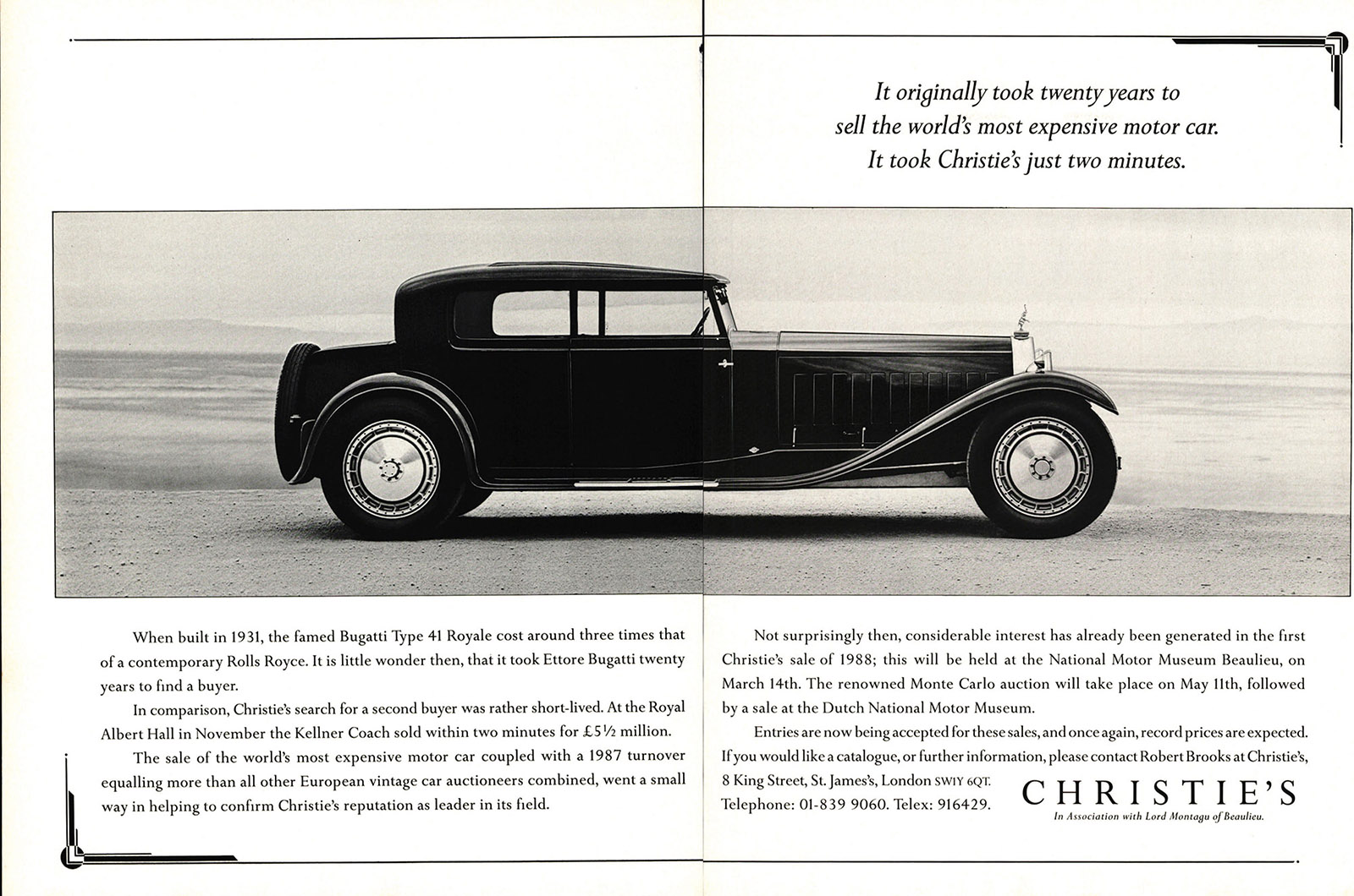 Classic & Sports Car – Remembering a record-breaking Bugatti Royale