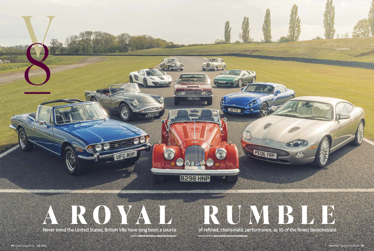 Classic & Sports Car – British V8s: inside the July 2025 issue of Classic & Sports Car