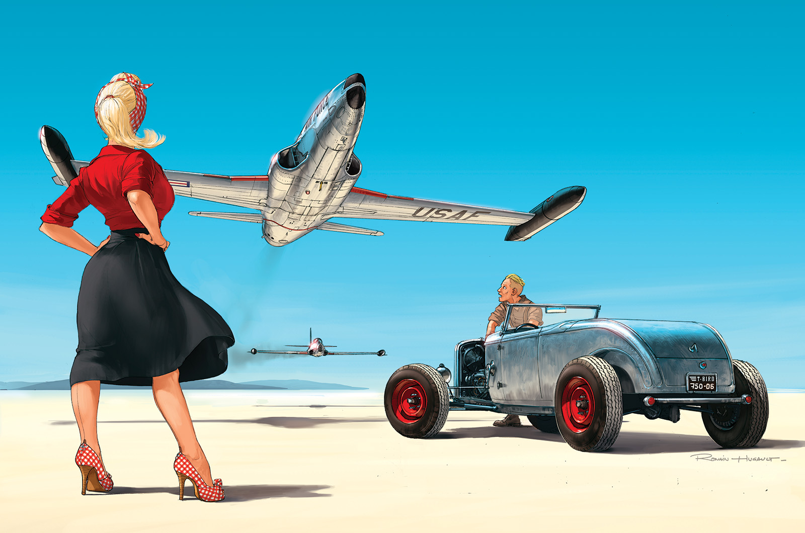 Classic & Sports Car – Motoring art: Romain Hugault