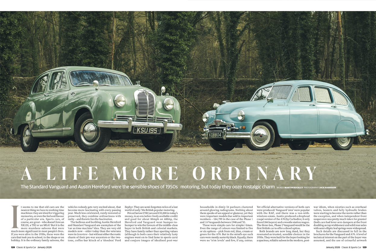 Classic & Sports Car – Aston Martin vs Ford: inside the January 2026 Classic & Sports Car