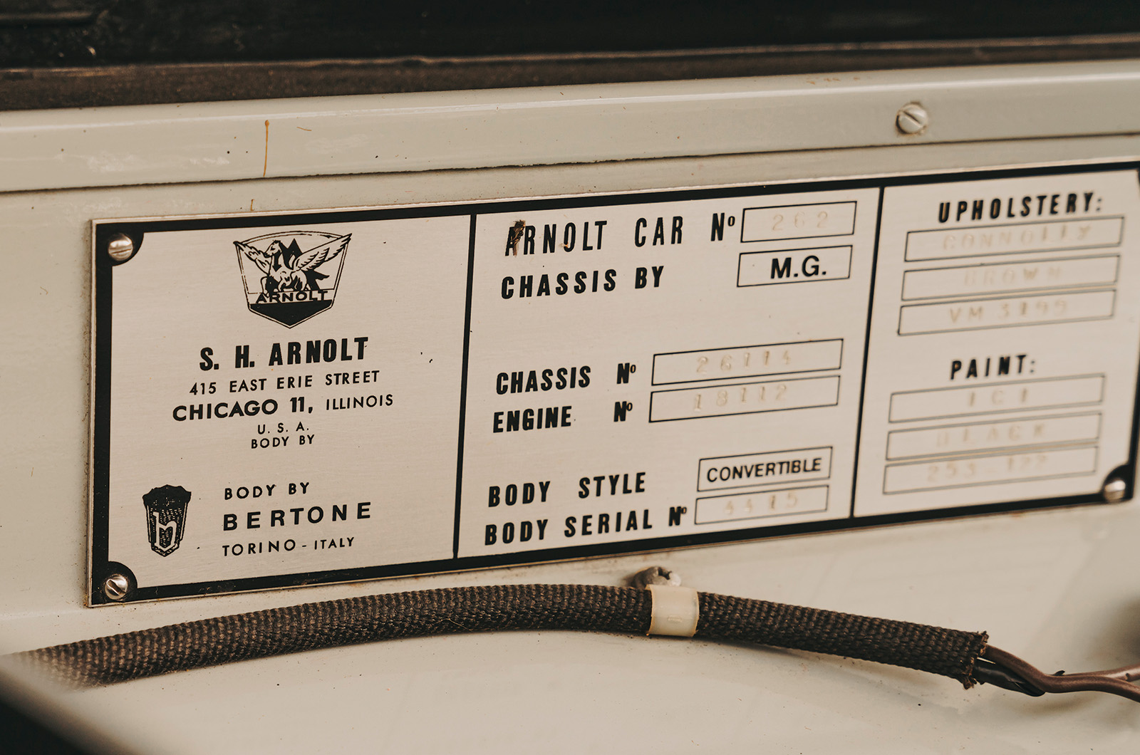 Classic & Sports Car – Arnolt-MG dhc: British engineering, Latin style