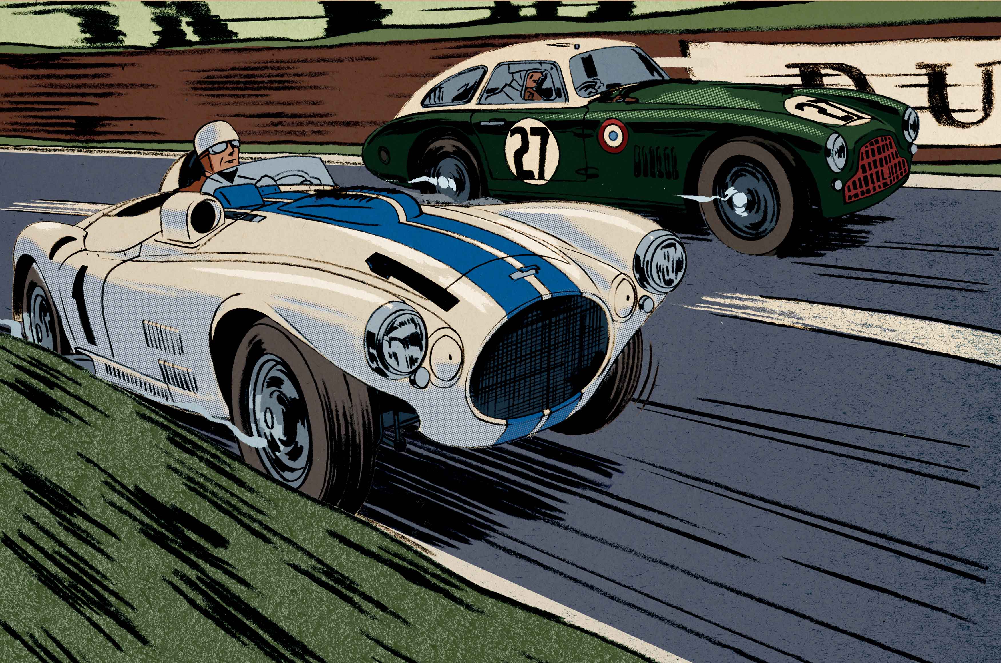 Classic & Sports Car – Motoring art: Christophe Merlin
