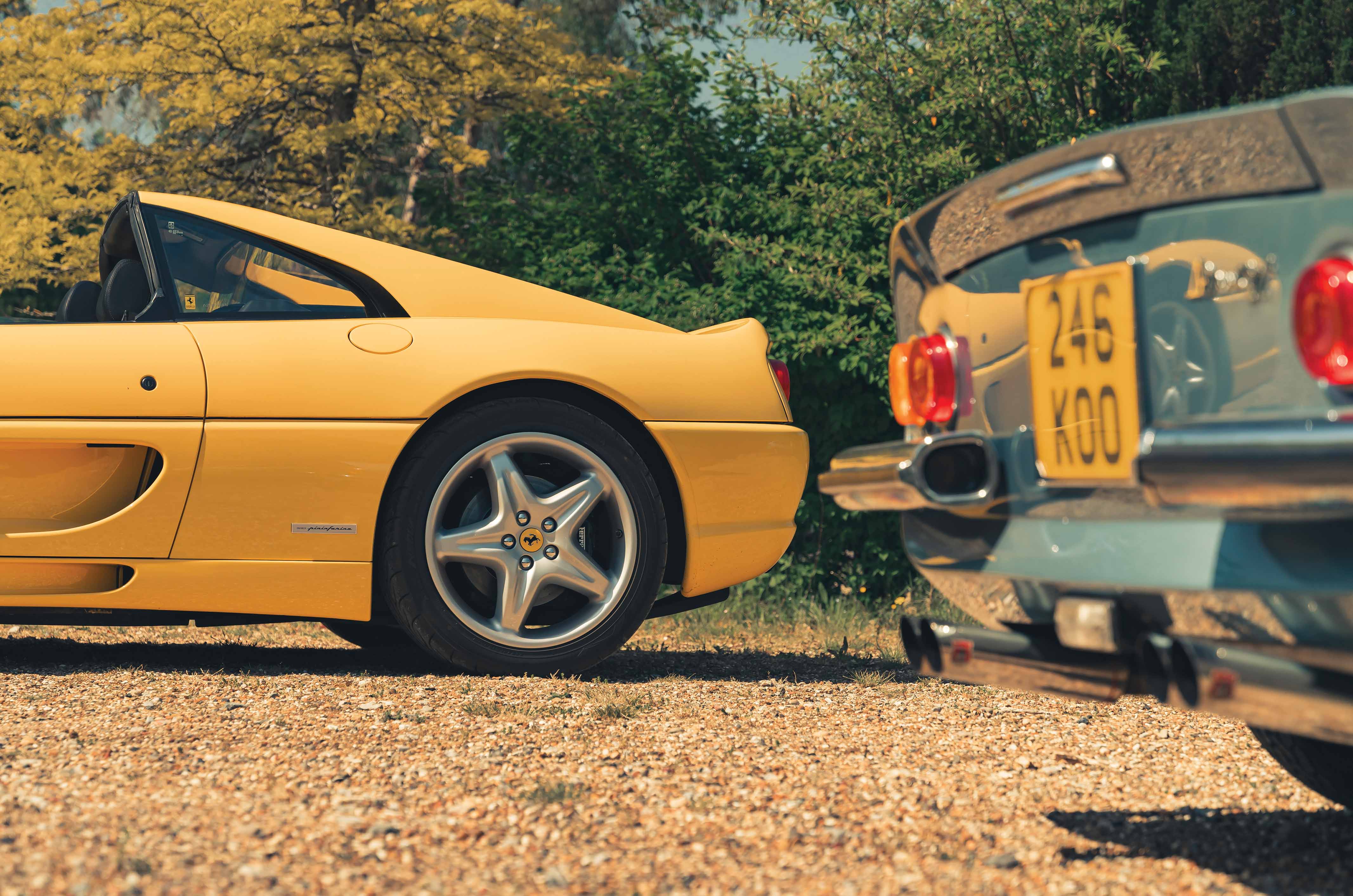 Classic & Sports Car – Dino 246GTS vs Ferrari F355GTS: benchmark babies