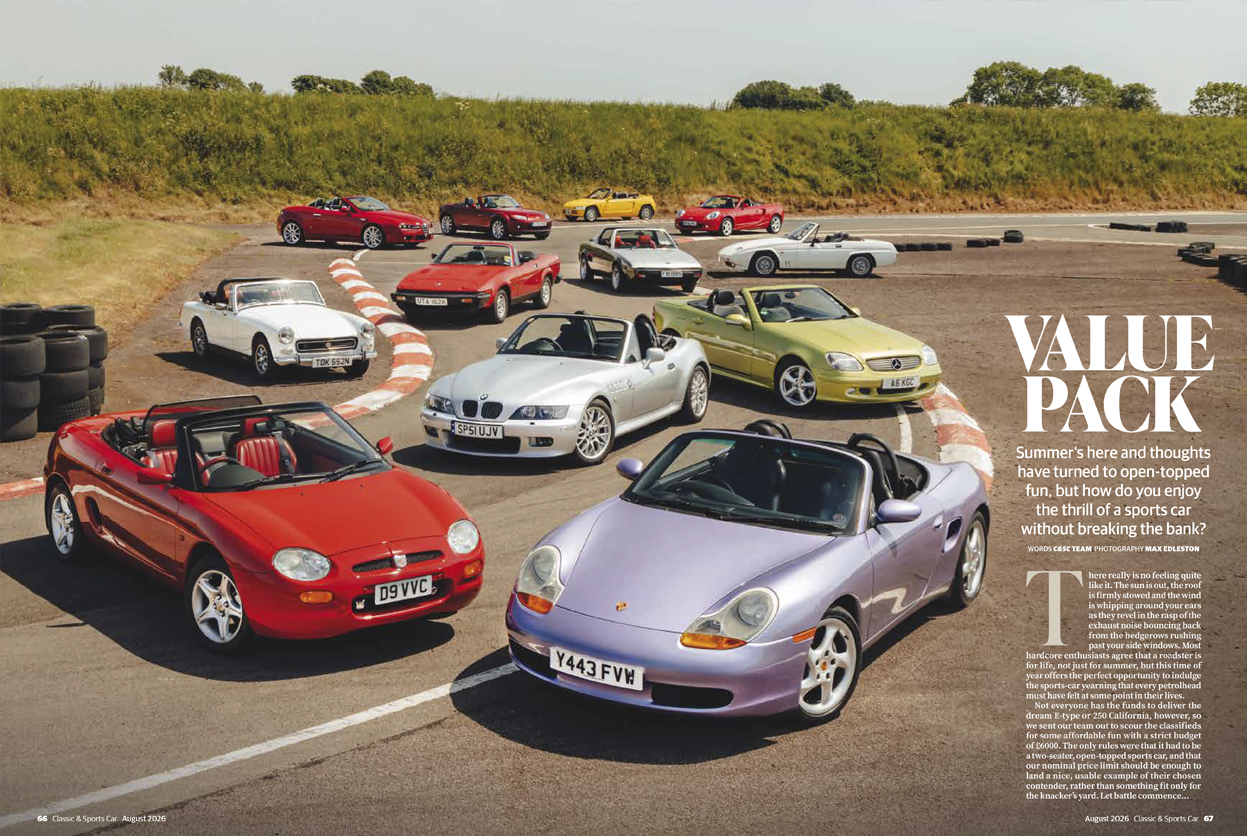 Classic & Sports Car – Cheap summer fun: inside the August 2026 Classic & Sports Car