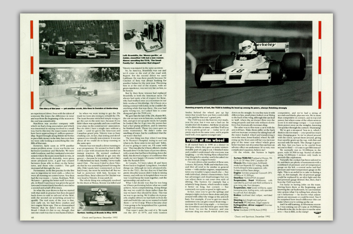 Classic & Sports Car – Remembering when Classic & Sports Car met John Surtees