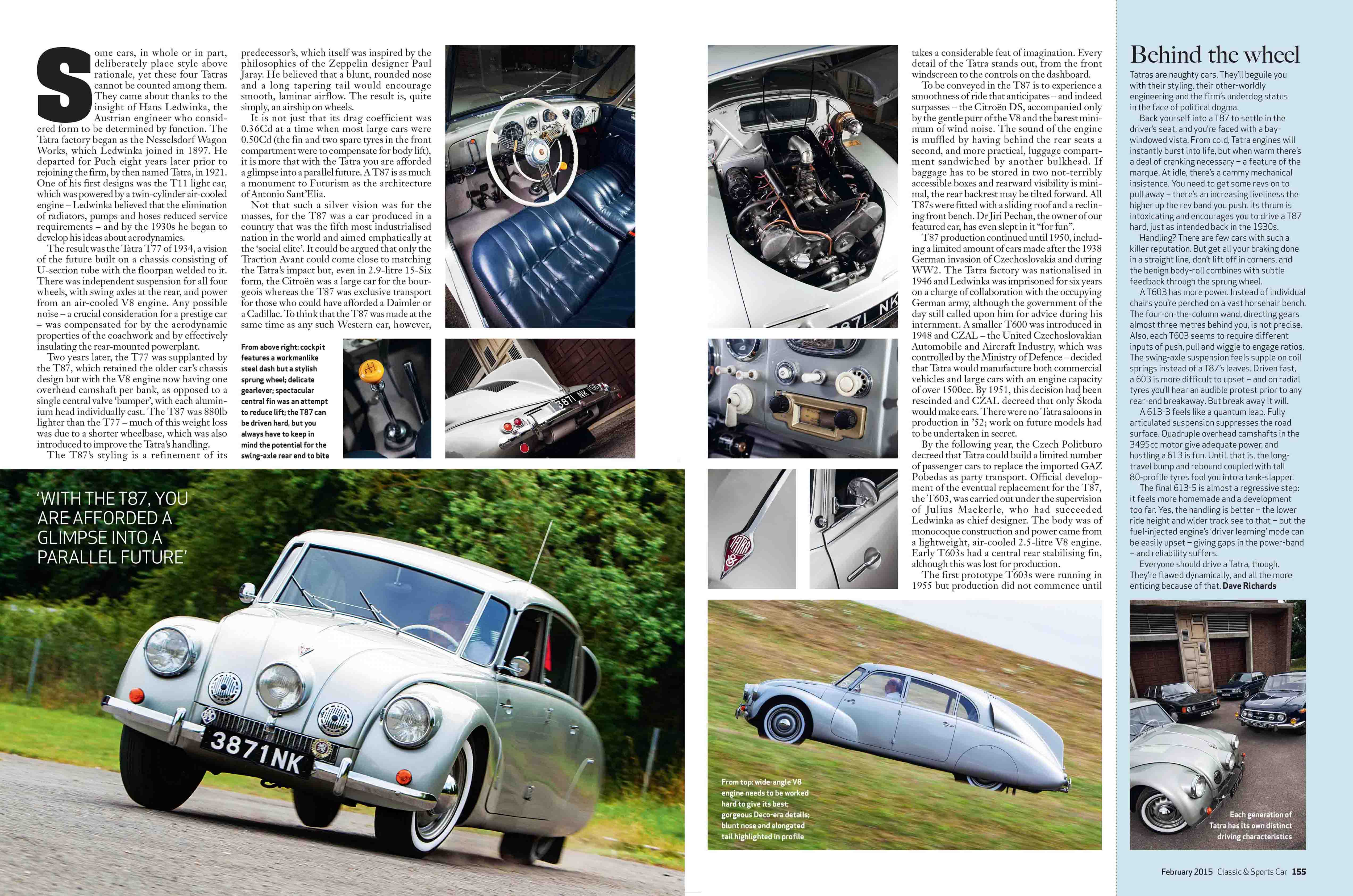 Classic & Sports Car – Remembering when Classic & Sports Car gathered four rare Tatras