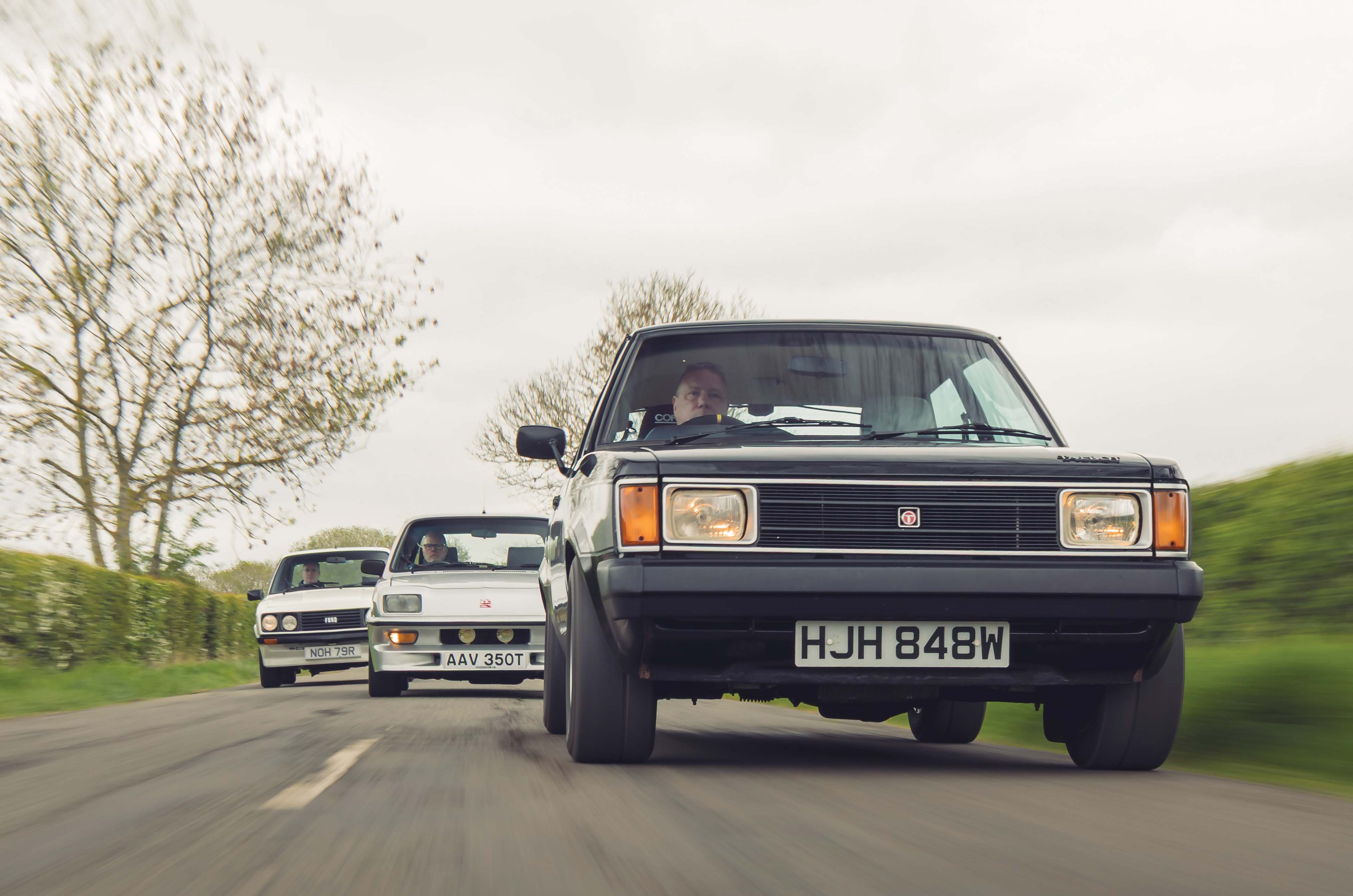 Classic & Sports Car – Ford Escort RS vs Sunbeam Lotus vs Vauxhall Chevette HS: rally action