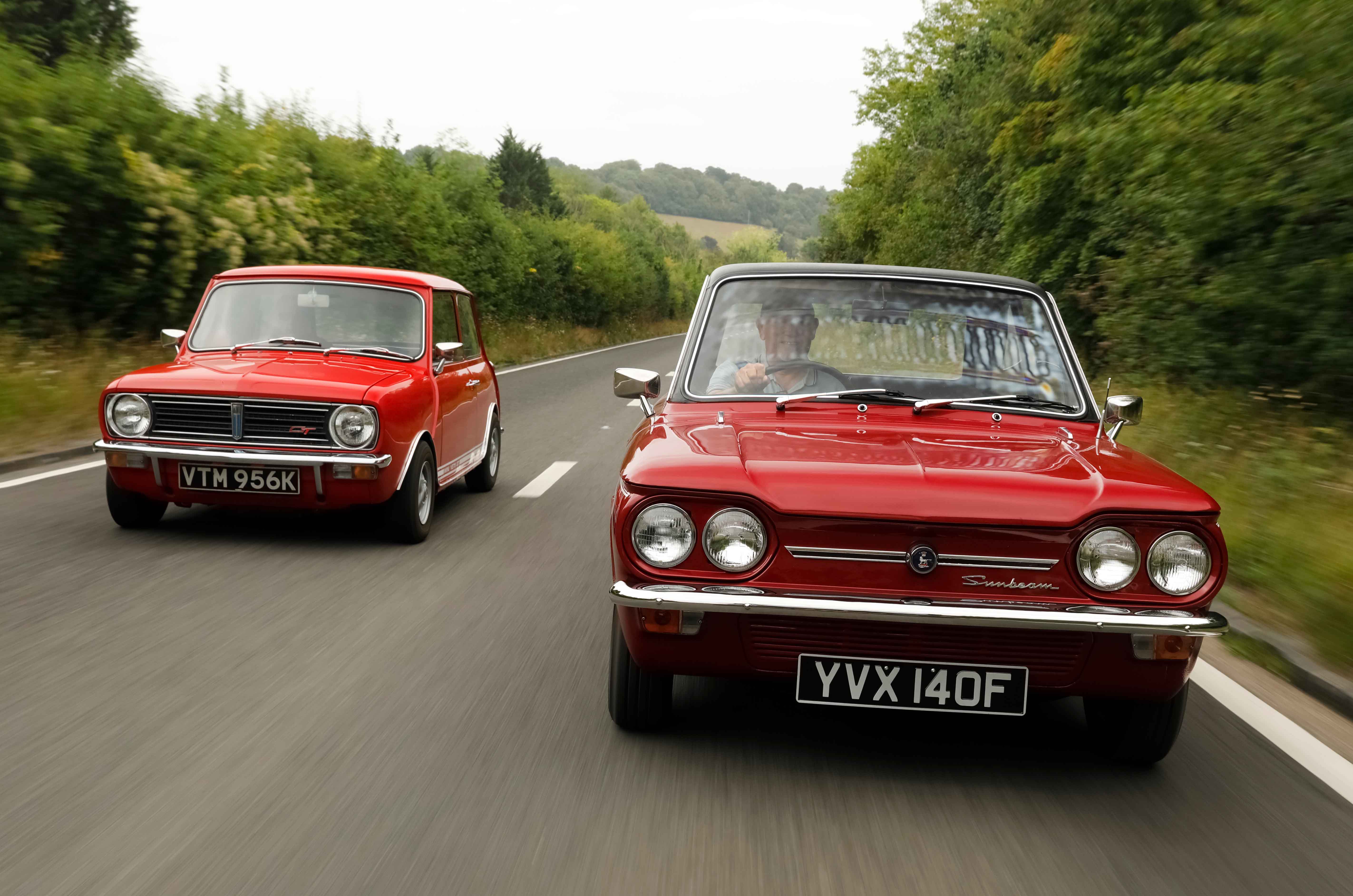 Classic & Sports Car – Minis vs Hillman Imps: back to front