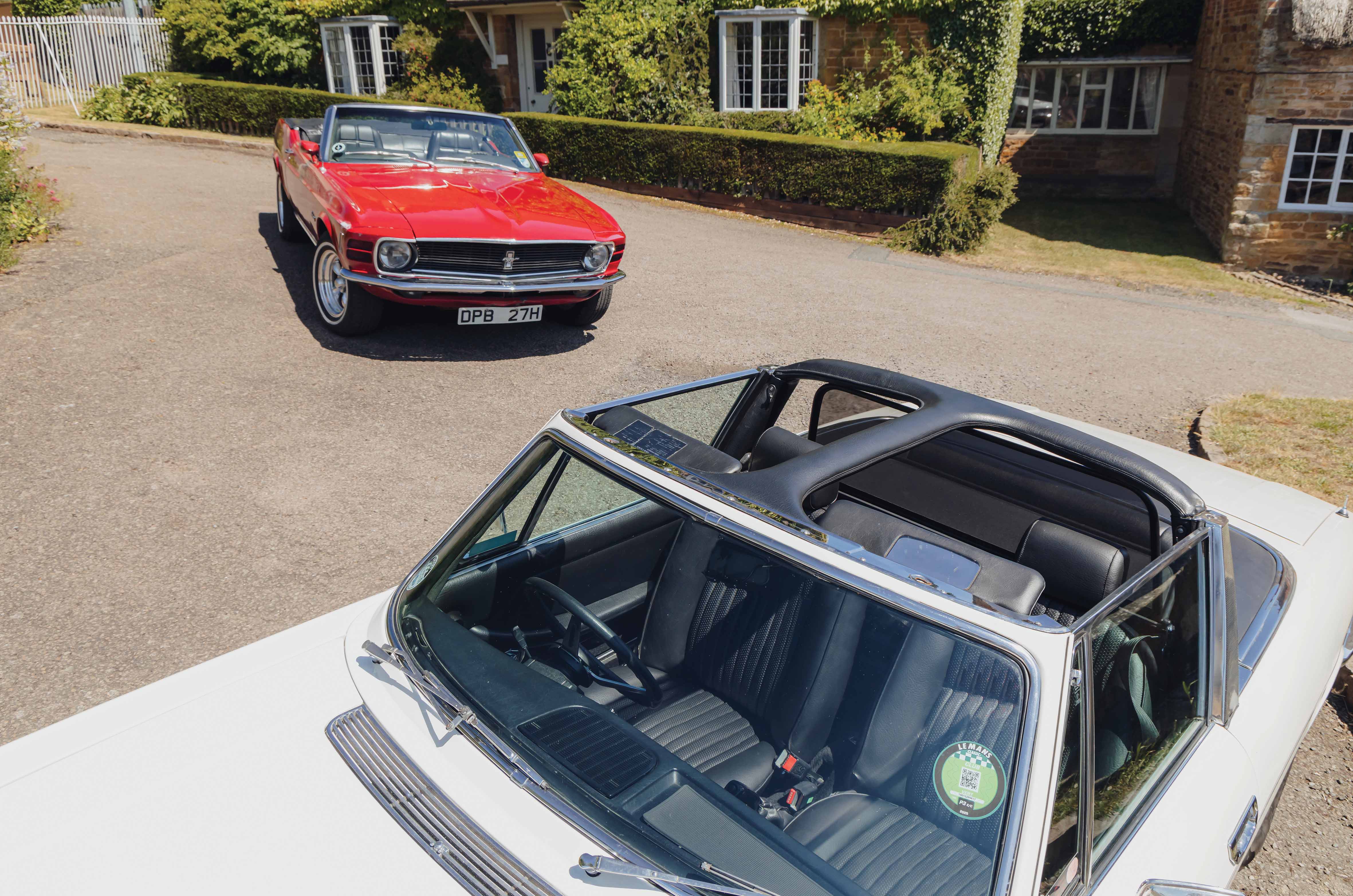 Classic & Sports Car – Triumph Stag vs Ford Mustang Convertible: unlikely rivals