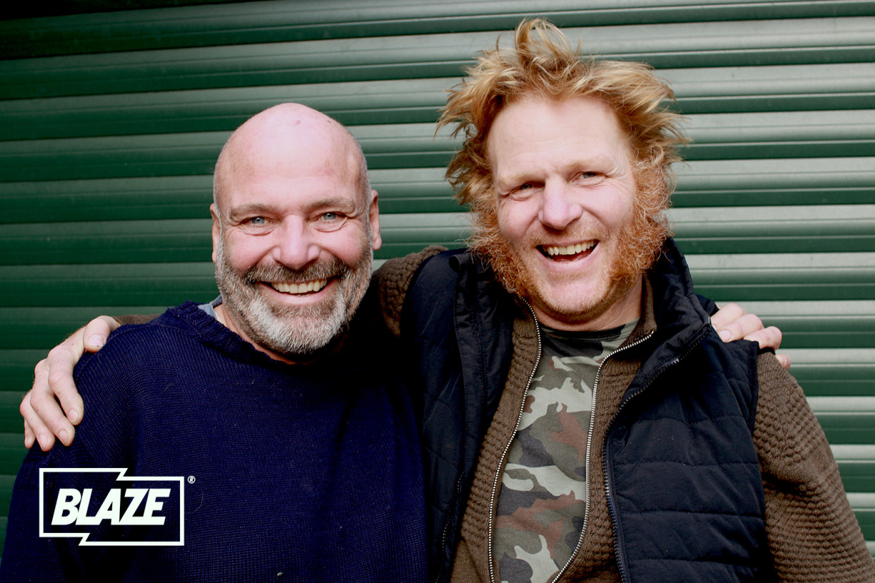 The key to Flipping Bangers' success is the relationship between presenters Gus Gregory (left) and Will Trickett (right)