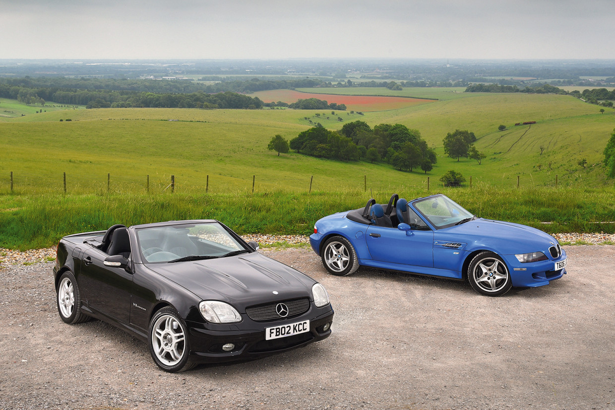 Classic & Sports Car – Natural brawn thrillers: Mercedes-Benz SLK32 AMG vs BMW Z3 M Roadster