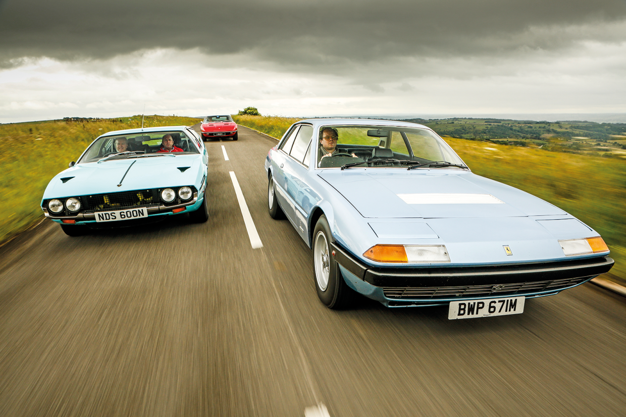 Classic & Sports Car – Practical performance: Lamborghini Espada vs Maserati Indy vs Ferrari 365GT4 2+2