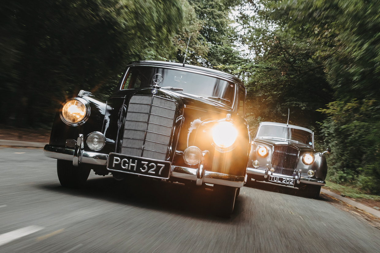 Classic & Sports Car – Peace makers: Bentley S1 vs Mercedes-Benz 300b