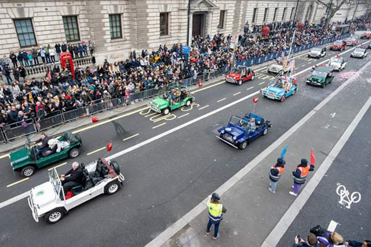 Classic & Sports Car – London New Year’s Day Parade – Mini Moke Club