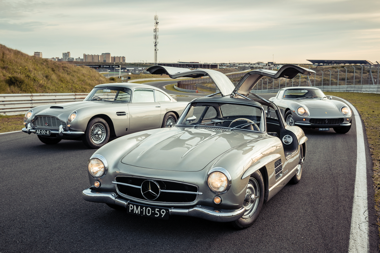 Classic & Sports Car – Aston Martin DB5 vs Mercedes-Benz 300SL vs Ferrari 275GTB: million dollar babies