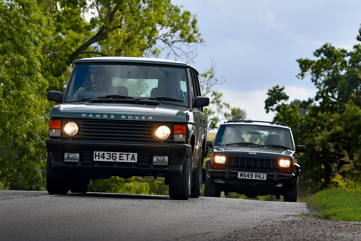 Classic & Sports Car – Jeep Cherokee 4.0 Limited vs Range Rover 3.9 SE: Uncle Sam fights back