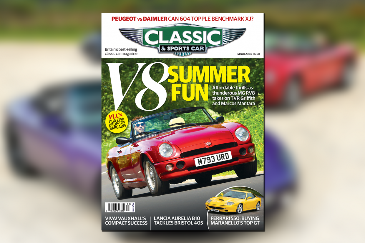 Classic & Sports Car – V8 summer fun: inside the March 2024 issue of Classic & Sports Car