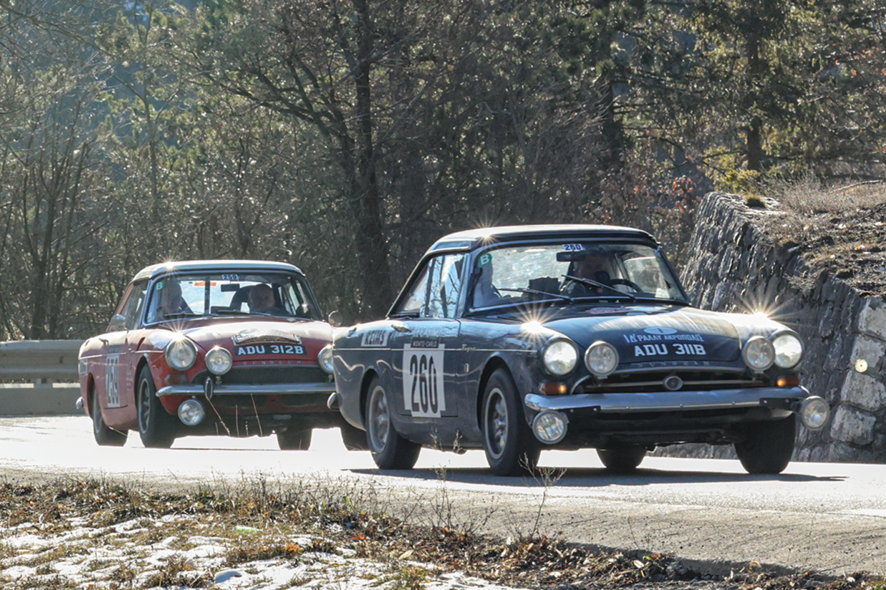 Classic & Sports Car – Sunbeam Tigers on the Rallye Monte-Carlo: Rootes reunion