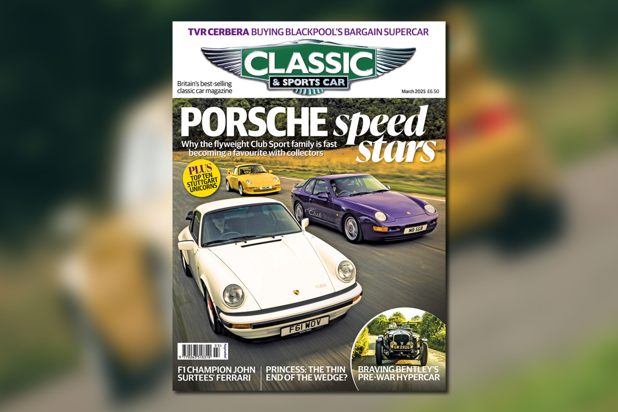 Classic & Sports Car – Porsche Club Sports: inside the March 2025 issue of Classic & Sports Car
