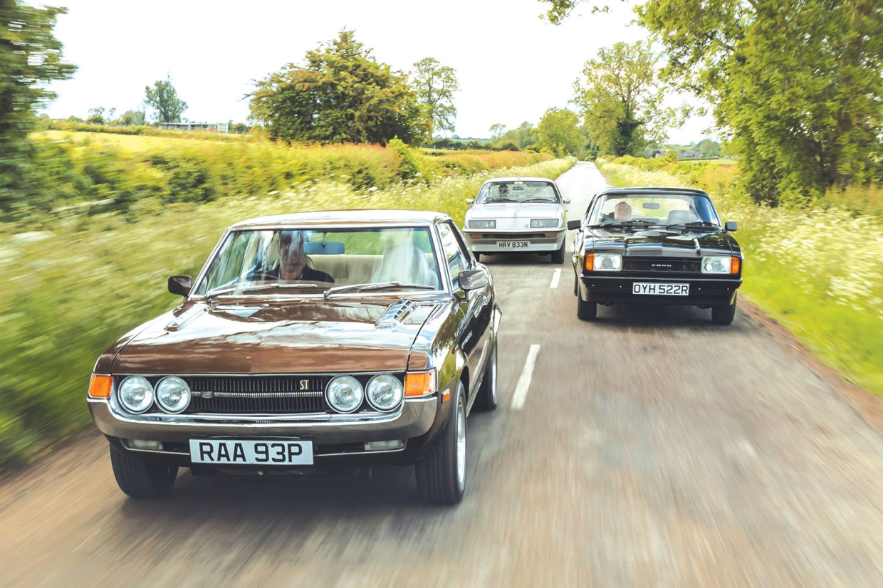 Classic & Sports Car – Ford Capri II vs Toyota Celica vs Vauxhall Firenza: style on a budget