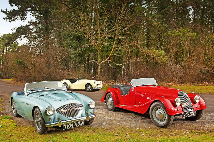 Classic & Sports Car – Bargain ’50s greats: Austin-Healey 100 vs Morgan Plus 4 vs Triumph TR2