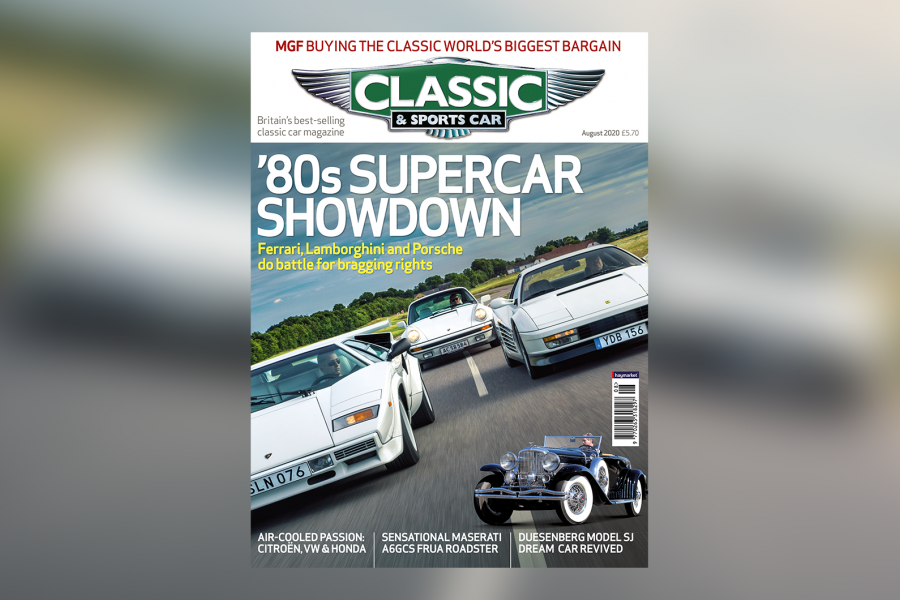 Classic & Sports Car – ’80s supercar showdown: inside the August 2020 issue of C&SC