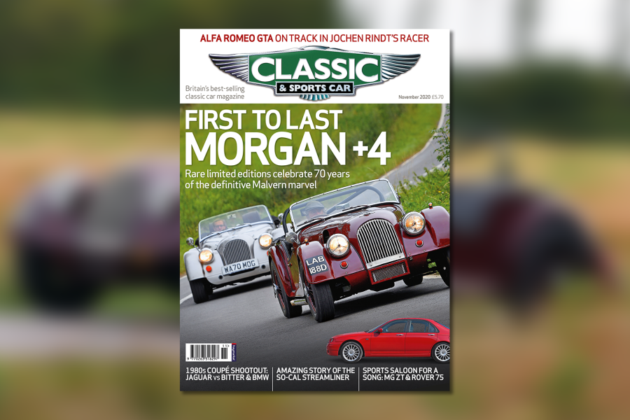 Classic & Sports Car – Morgan +4 at 70: inside the November 2020 issue of C&SC